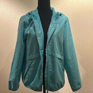 U.S. Polo Assn. Turquoise Hooded Lightweight Jacket